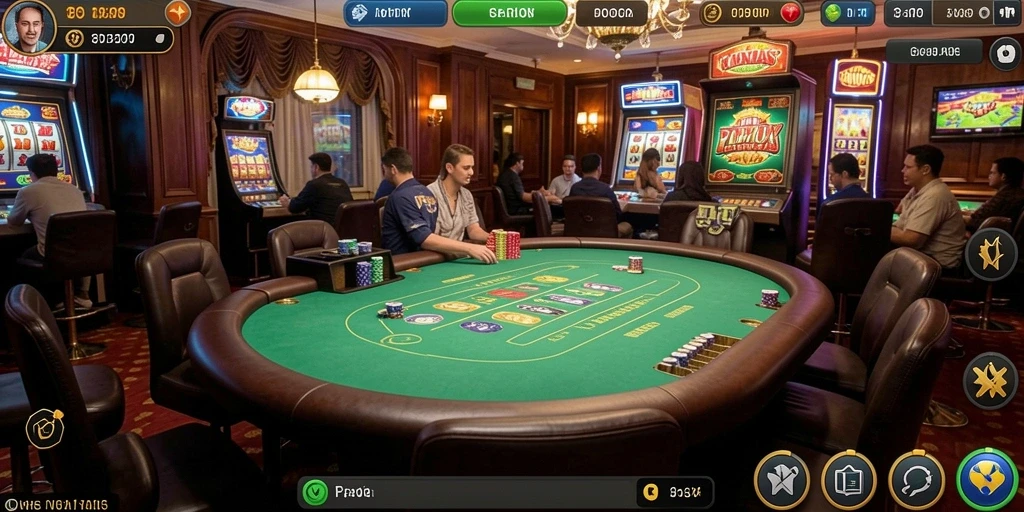Screenshot menampilkan mesin slot dengan tema luar angkasa.