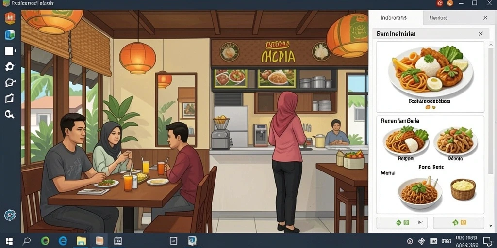 Screenshot menunjukkan fitur kompetisi antar pemain yang seru.