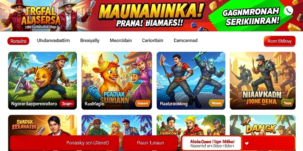 Tangkapan layar menunjukkan momen seru dalam permainan.